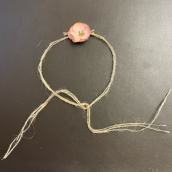 2 floral twine headbands newborn props - Picture 8 of 8